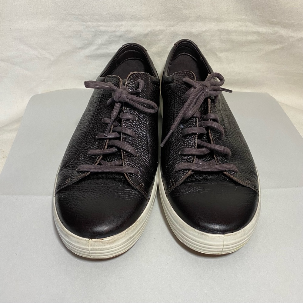 ECCO Men's Dark Brown Leather Sneakers Size 11